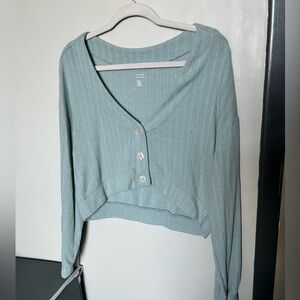 Gilly Hicks Dusty Green Sweater